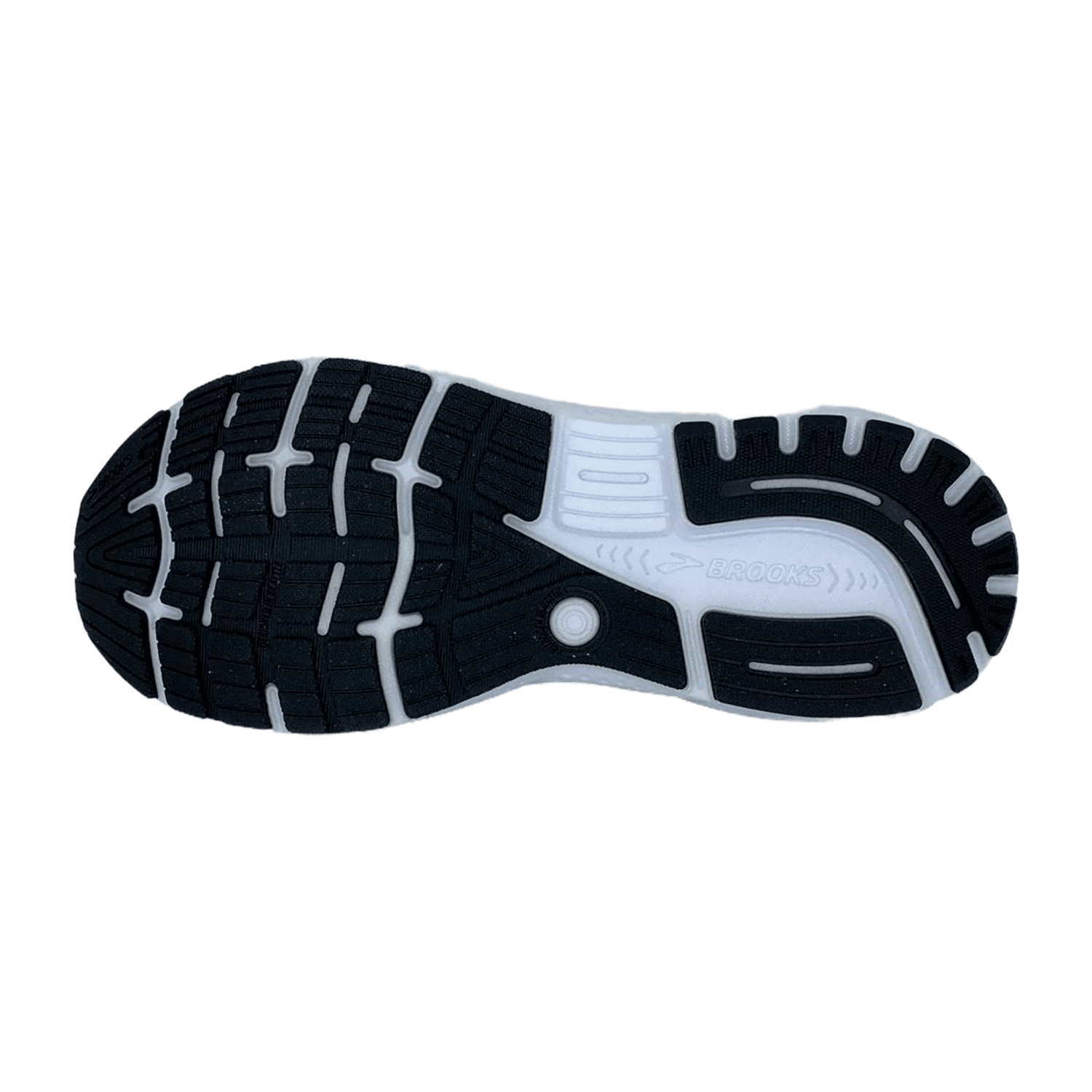 Brooks Ghost 16 Men's Running Shoes in Blue Opal/Black/Nasturtium - Synthetic Upper