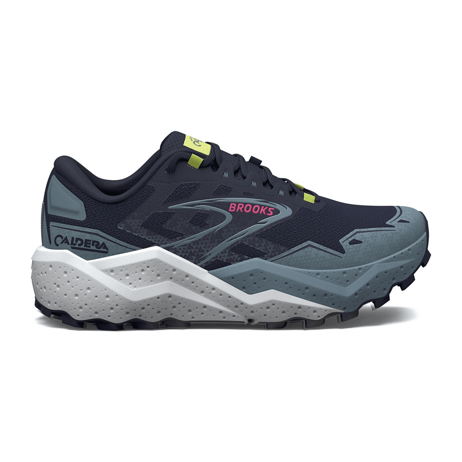 Brooks Caldera 7 Women's Running Shoes - Gray Synthetic Textile Upper with Rubber Sole