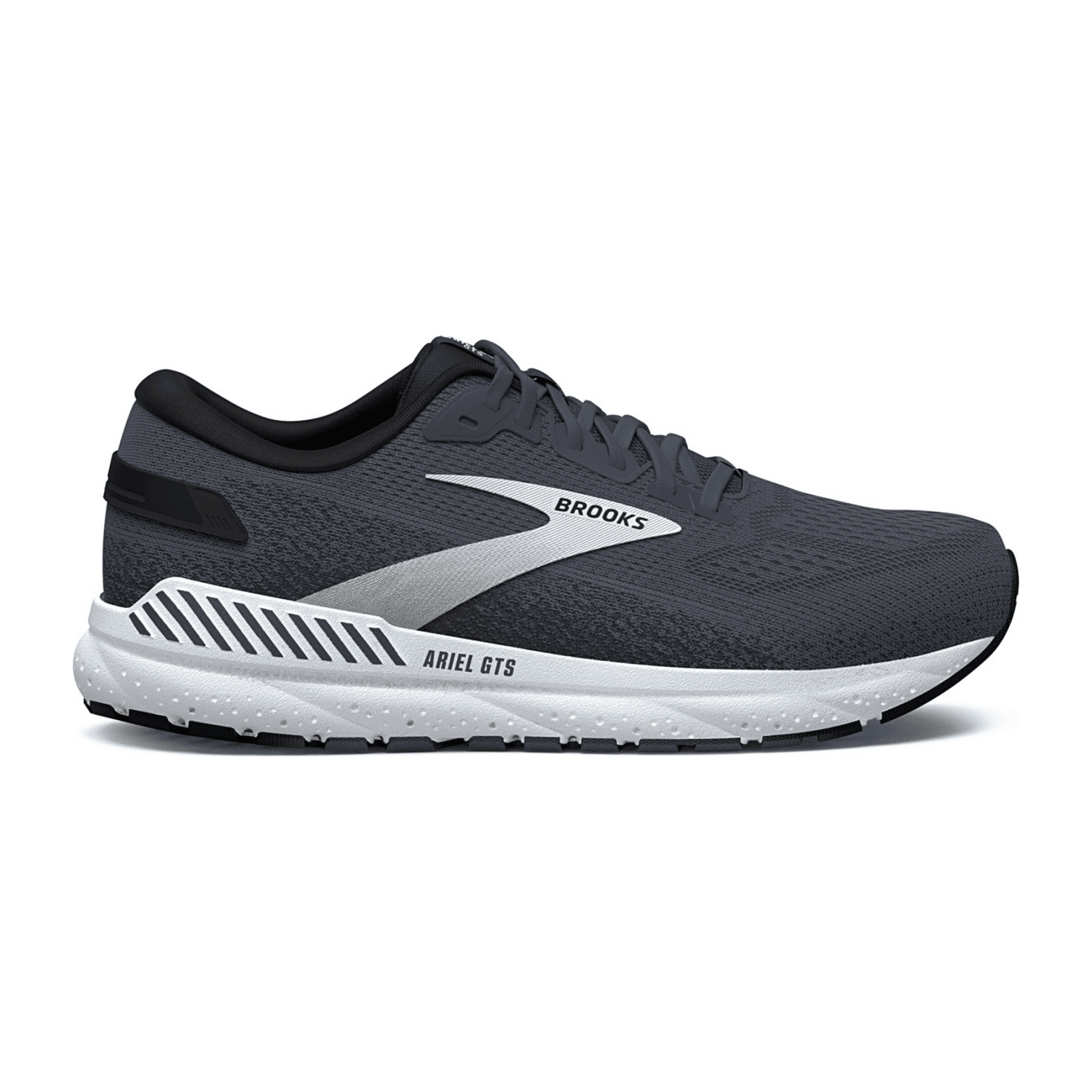 Brooks Ariel GTS 24 Women's Running Shoes Lace-Up Grey Cotton Textile Lining Rubber Sole