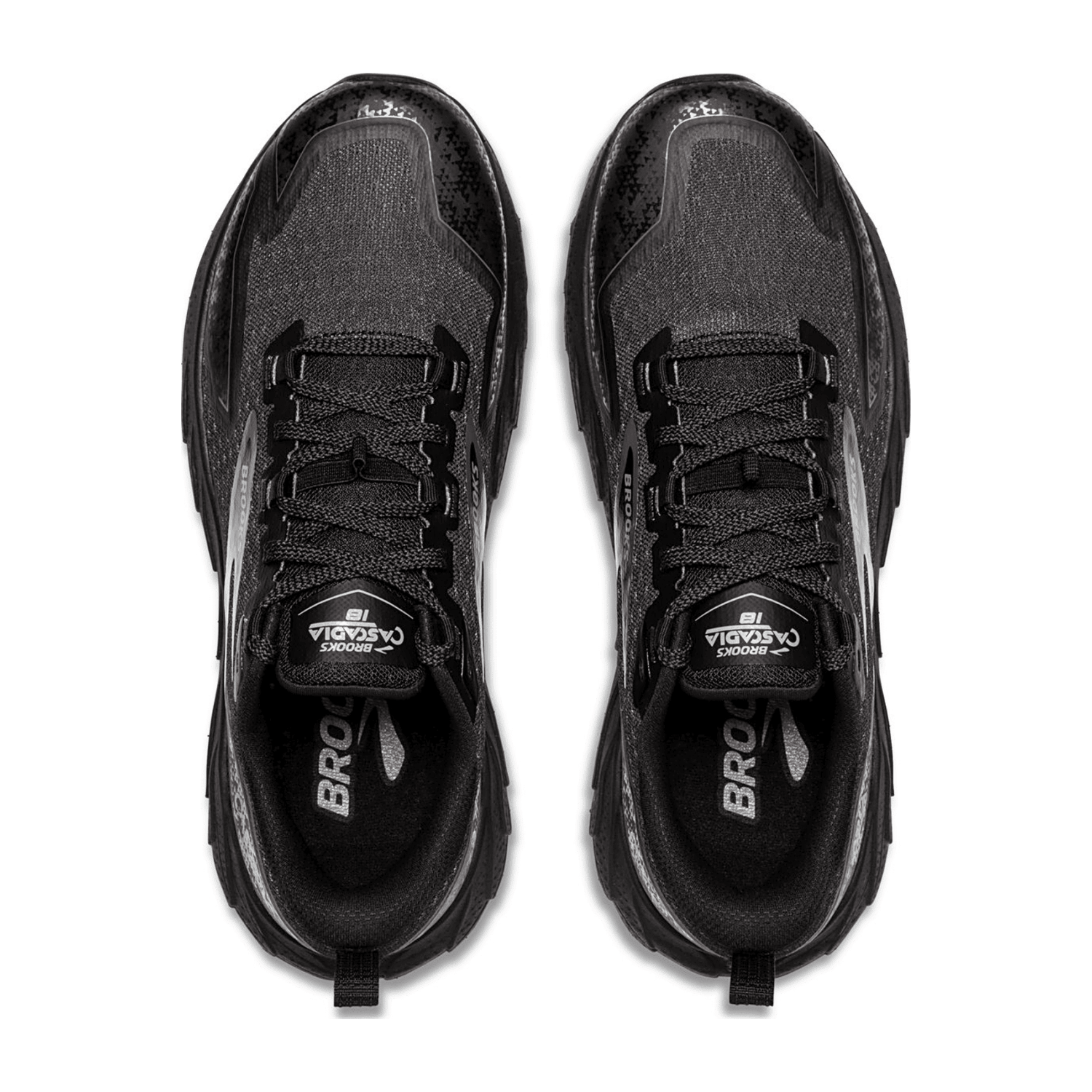 Brooks Cascadia 18 Women's Trail Running Shoes Black Lace-Up