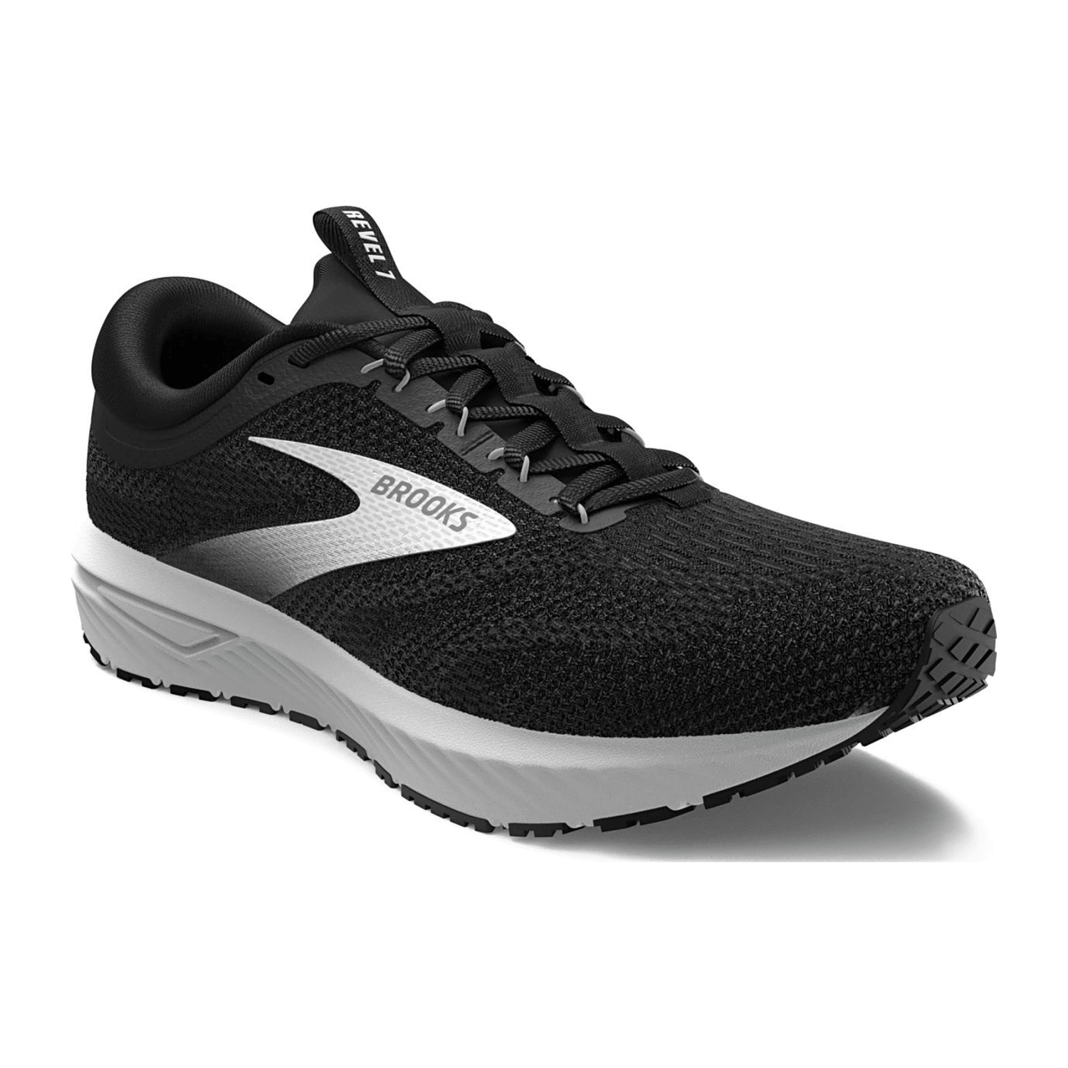Brooks Revel 7 Women's Running Shoes - Mesh Sneakers in Black & White