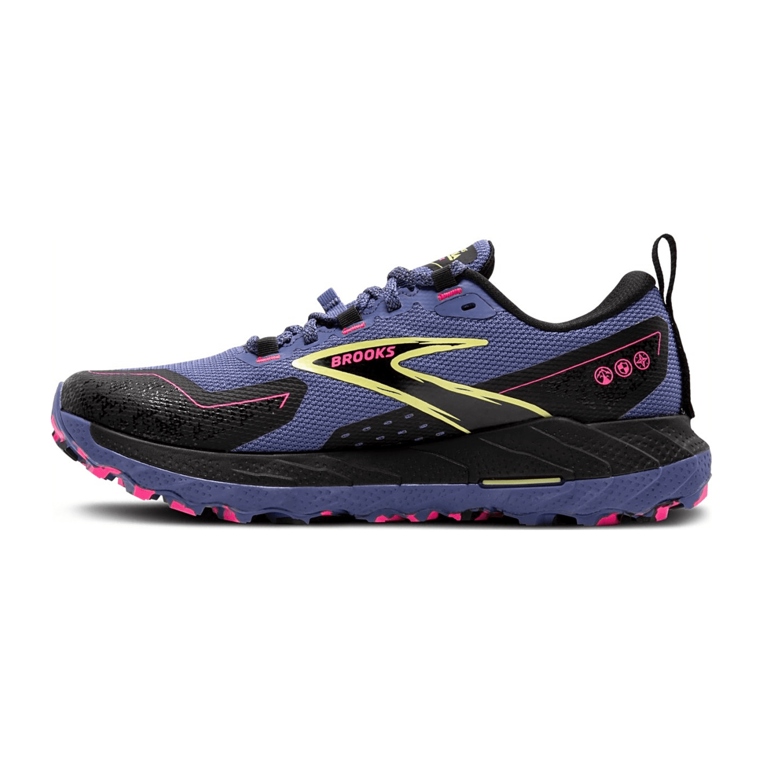 Brooks Cascadia 18 GTX Women's Trail Running Shoes, Lace-Up, Gray, Fabric and Synthetic Upper, Protective Toe Cap, Rubber Outsole