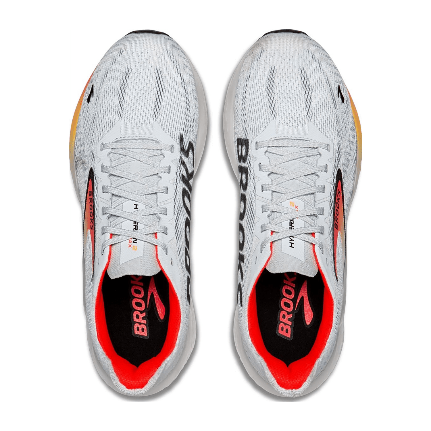 Brooks Women's Hyperion Max 2 Running Shoes in Illusion Coral/Black, Cotton Upper with Rubber Sole