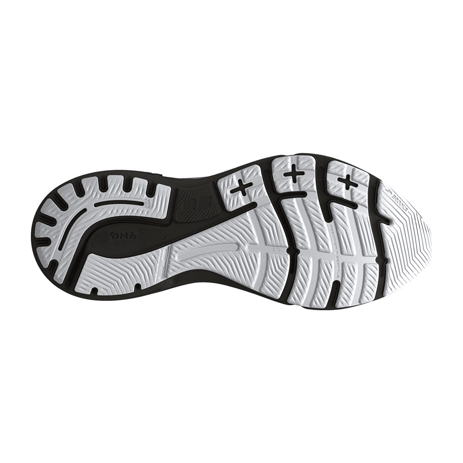 Brooks Men's Adrenaline GTS 23 GTX Running Shoes Gray Synthetic Textile Rubber Sole