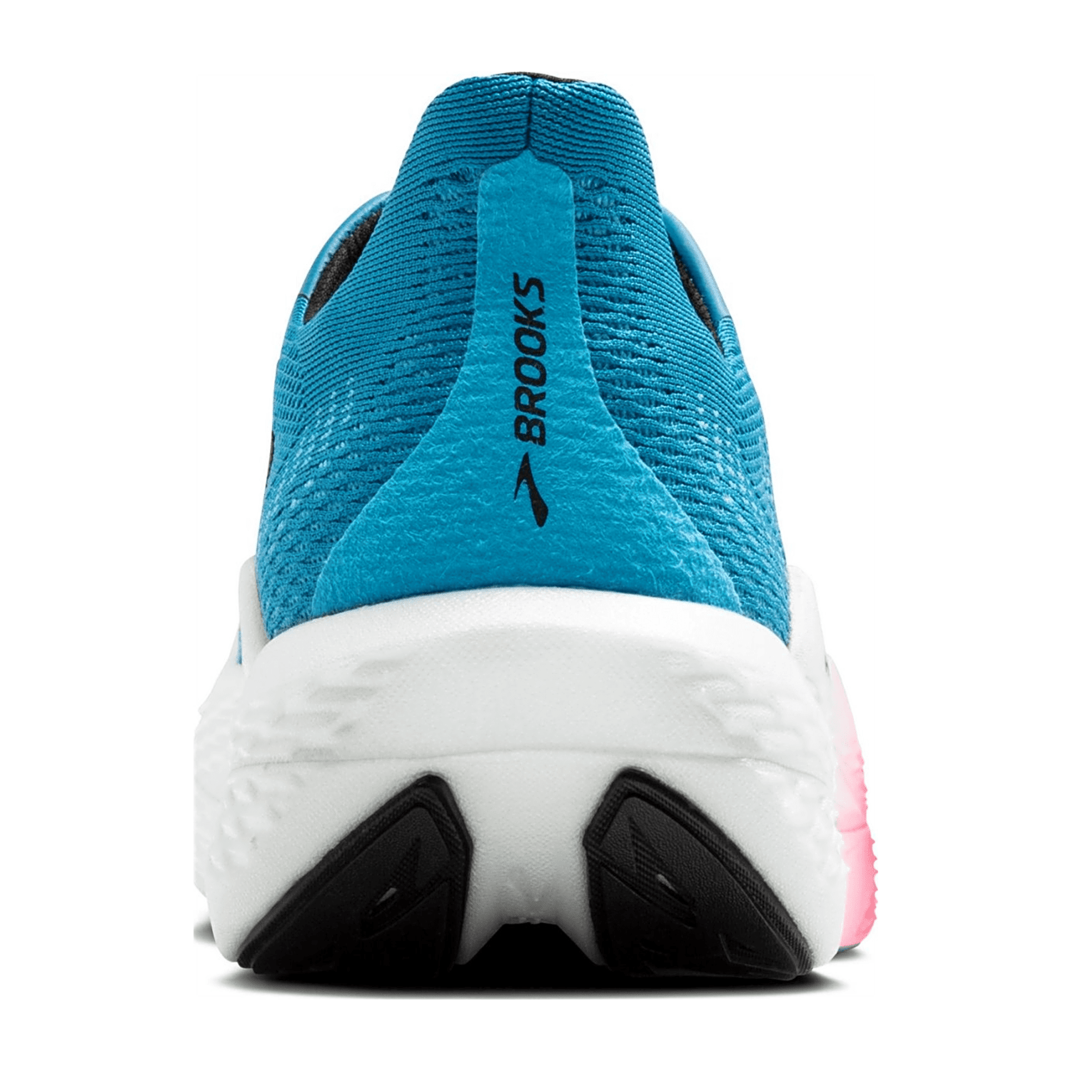 Brooks Hyperion Max 2 Women's Running Shoes - Crystal Seas / Diva Pink / Black - Lace-Up - Cotton Upper