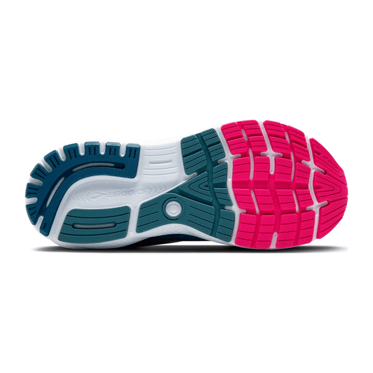 Brooks Ghost 16 GTX Women's Running Shoes in Moroccan Blue/Pink/Yellow
