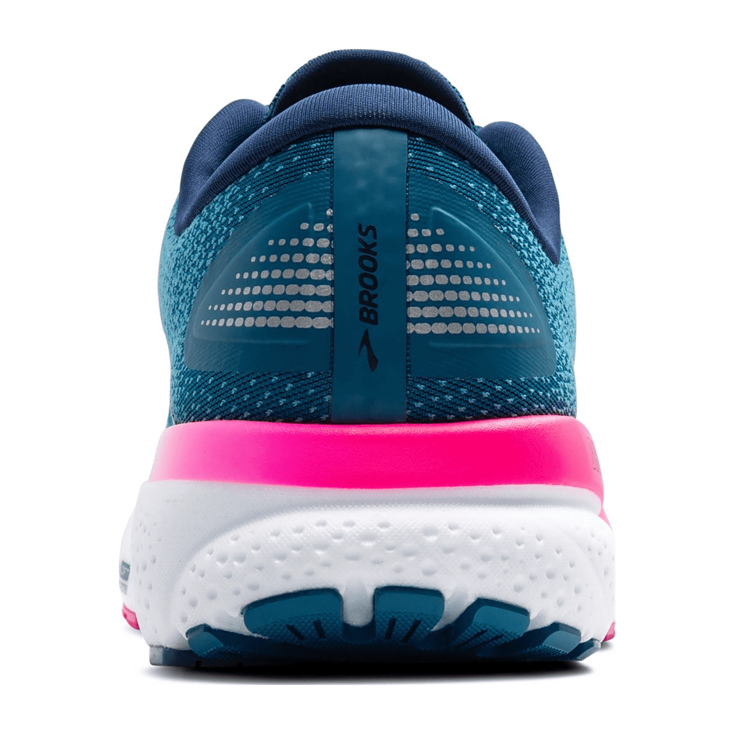 Brooks Ghost 16 GTX Women's Running Shoes in Moroccan Blue/Pink/Yellow
