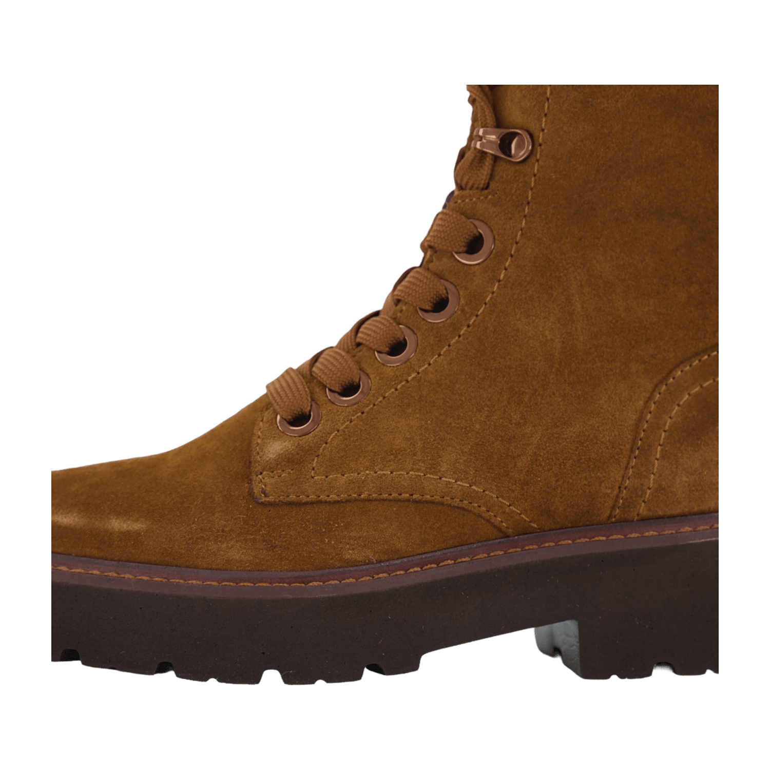 ARA BOLOGNA Women's Velour Leather Boots in Brown with Round Toe and Pull-On Closure Classic Boots