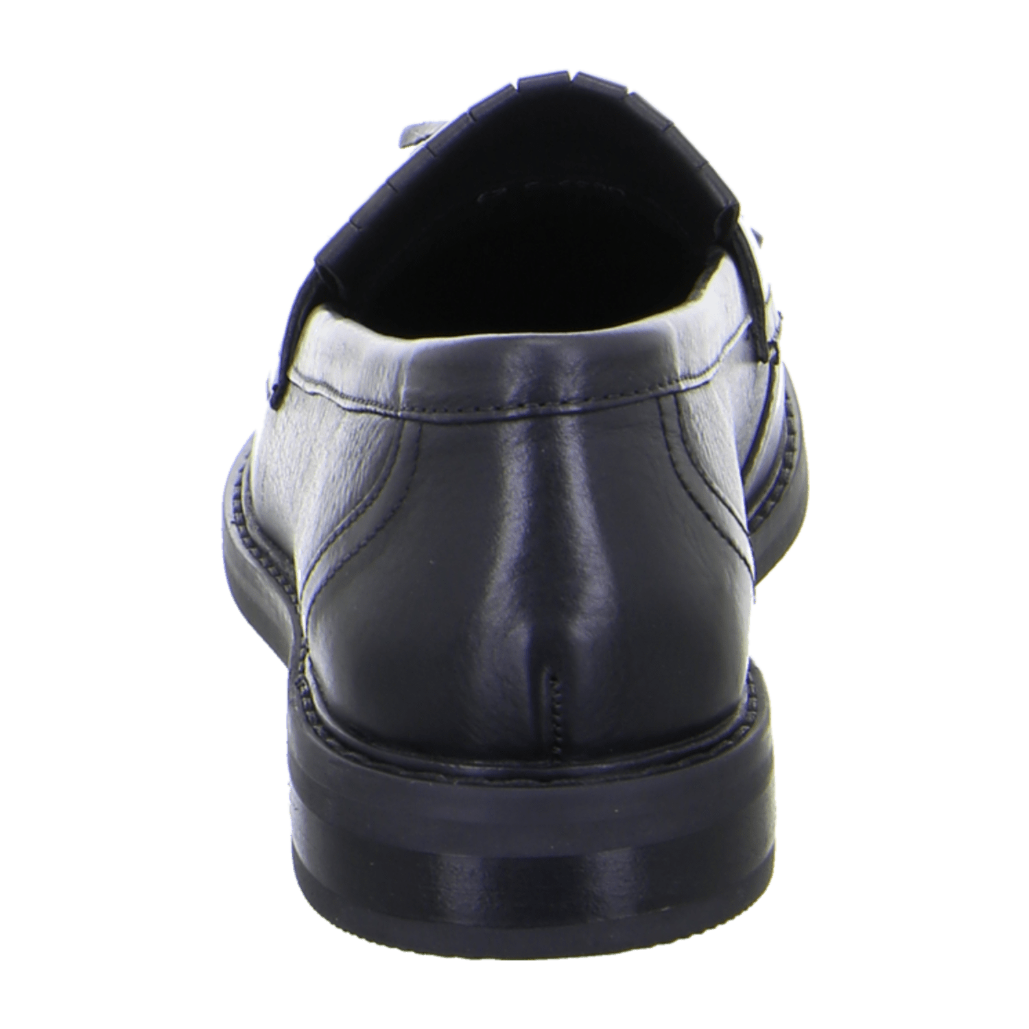 ARA Women's Kent Slipper Moccasin in Smooth Leather, Black with Round Toe and Leather Lining - Bartel-Shop