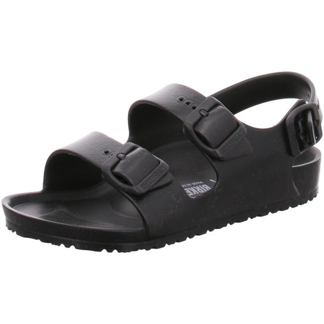 Birkenstock Milano Kids Black EVA Beach Sandals Ankle Strap Slingback Leightweight narrow - Bartel-Shop
