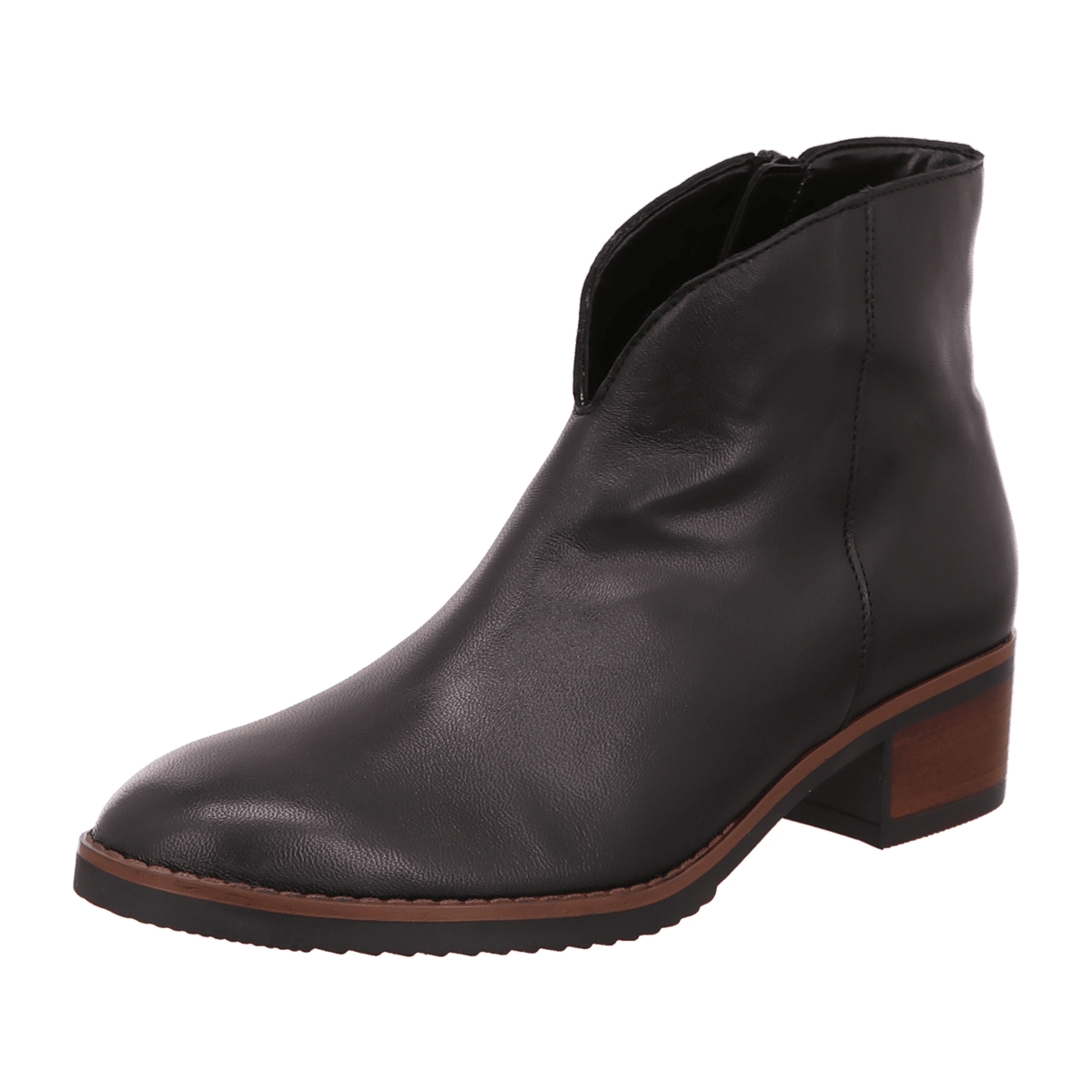 Gabor Classic Women's Ankle Boots Black Leather Comfort