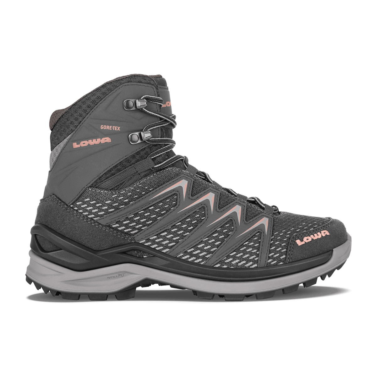 LOWA Innox Pro GTX Mid Women's Trekking Boots Anthracite Rose Waterproof