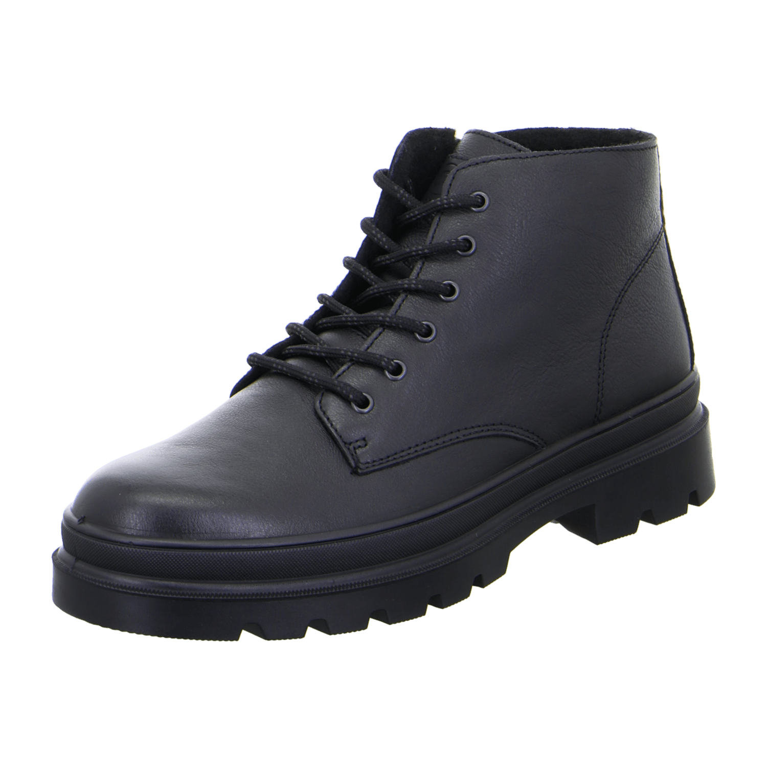 ARA FREDO Men's Classic Oxford Shoes Black Smooth Leather