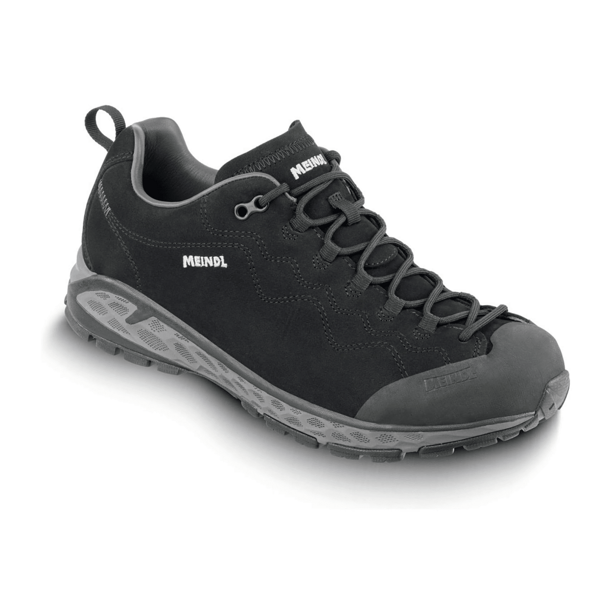 Meindl Paros Walker Men's Trekking Shoes Black Suede Mesh