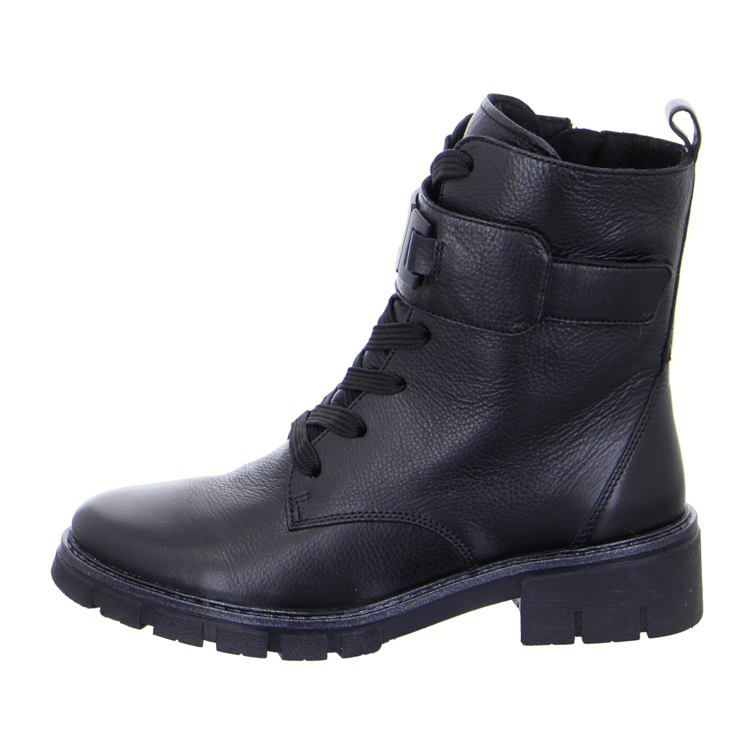 ARA DOVER Women's Leather Ankle Boots Classic with Zipper Black