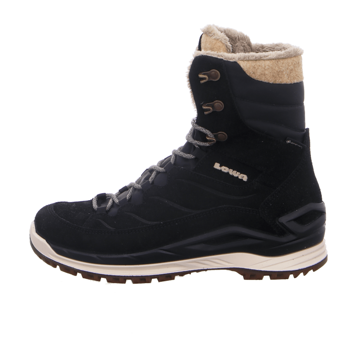 LOWA Calceta Evo GTX Women's High Boots Black Leather Waterproof