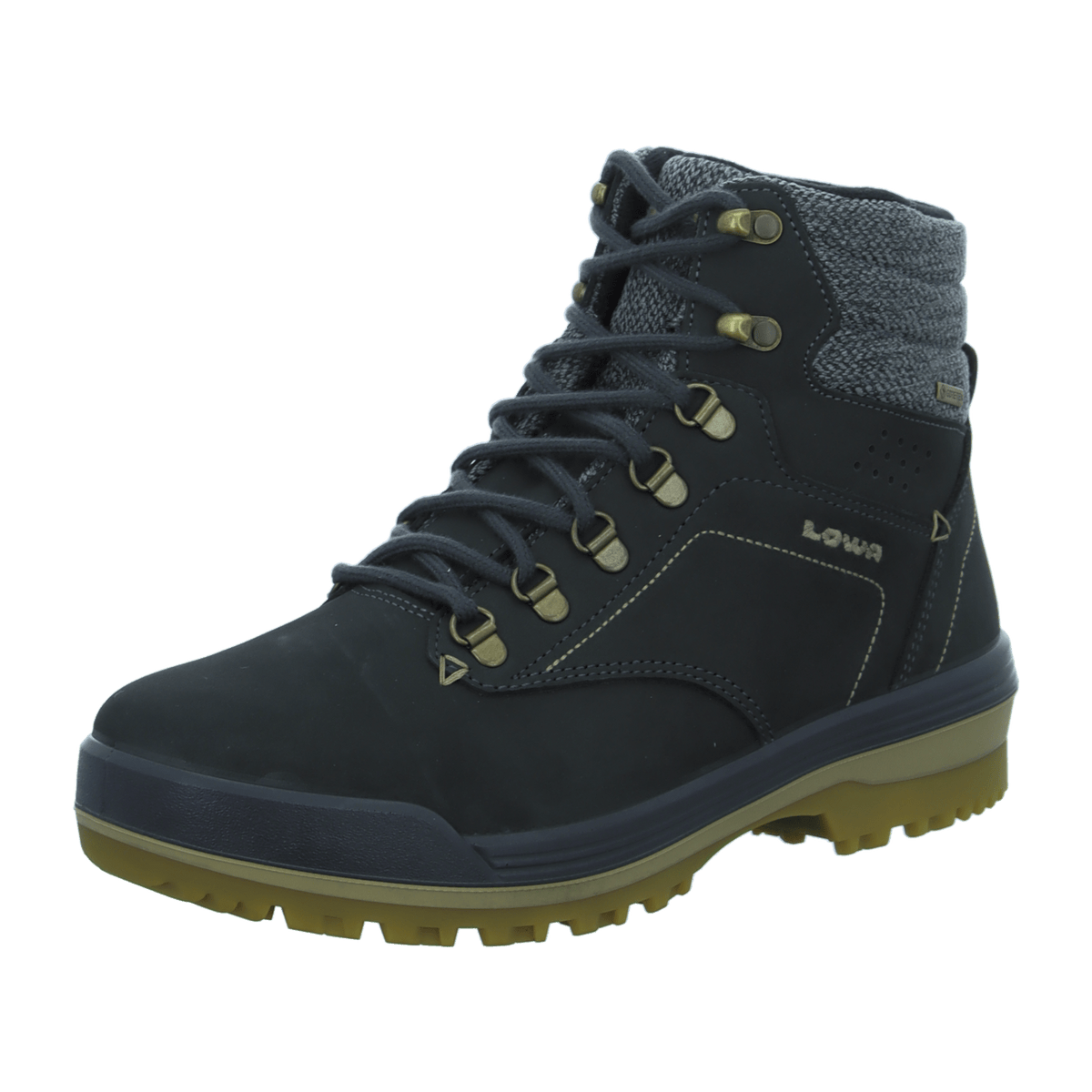 LOWA Nera GTX Men's Mid Hiking Boots Anthracite Beige Nubuck
