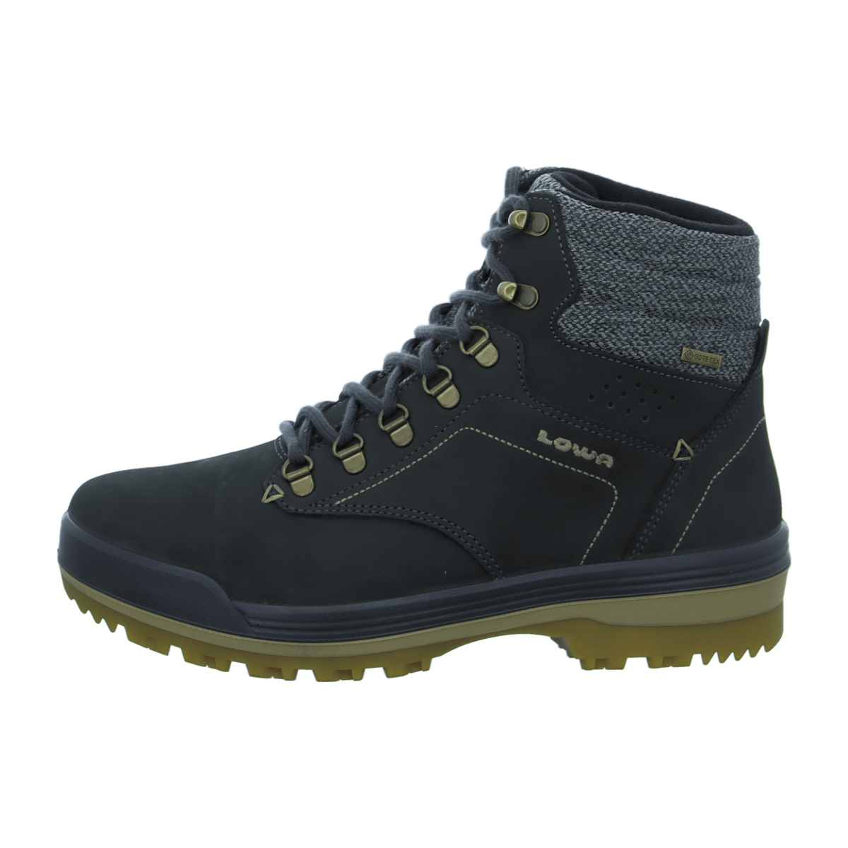 LOWA Nera GTX Men's Mid Hiking Boots Anthracite Beige Nubuck