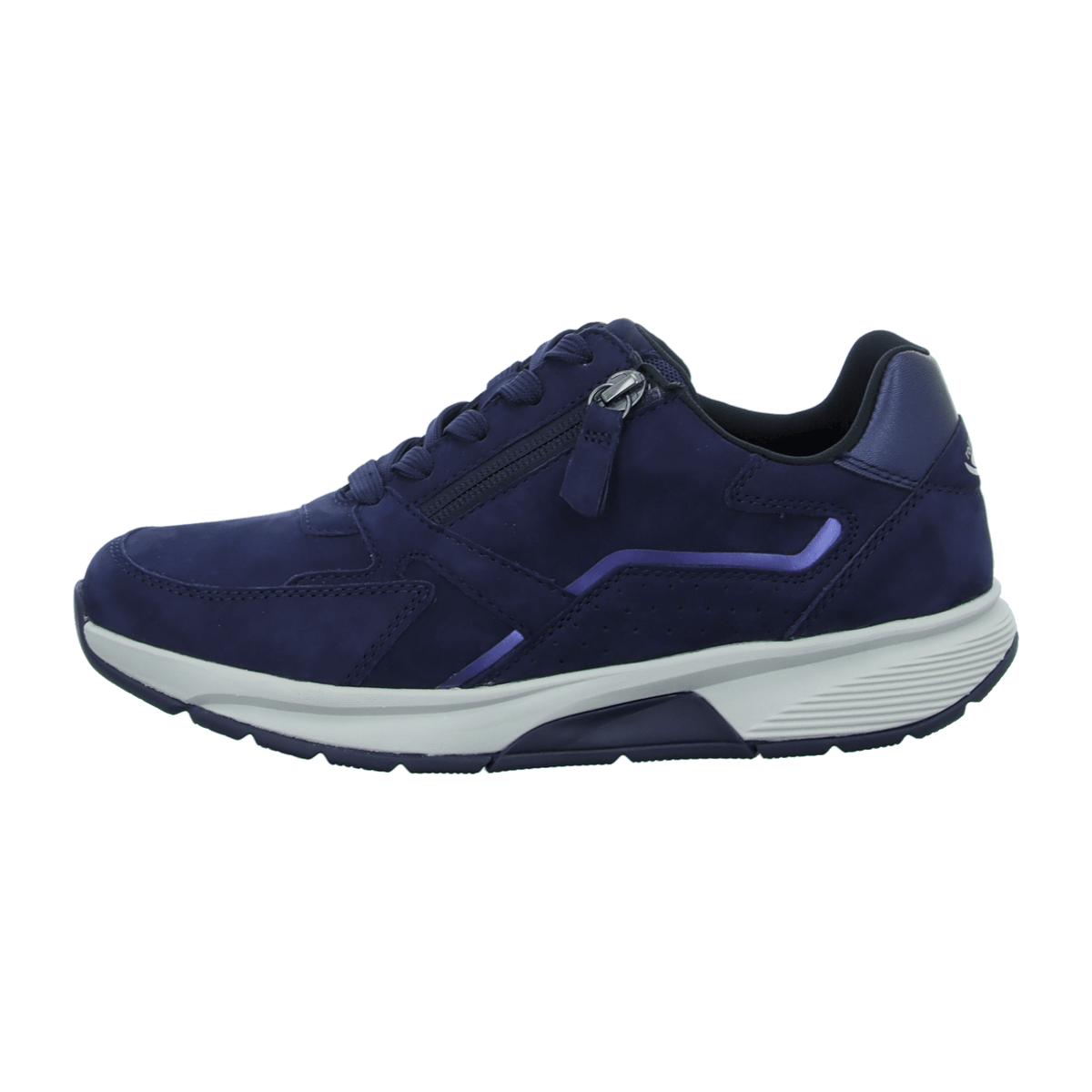 Gabor Rollingsoft Women's Low-Top Trainers Blue Faux Leather