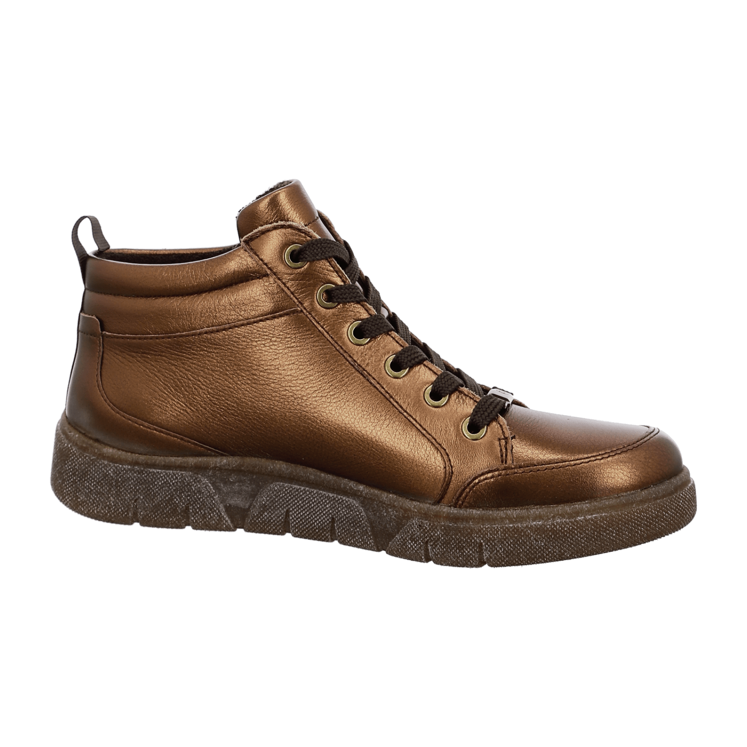 ARA Women's Rom-Sport Ankle Boot Sneaker with Zipper Brown - Bartel-Shop