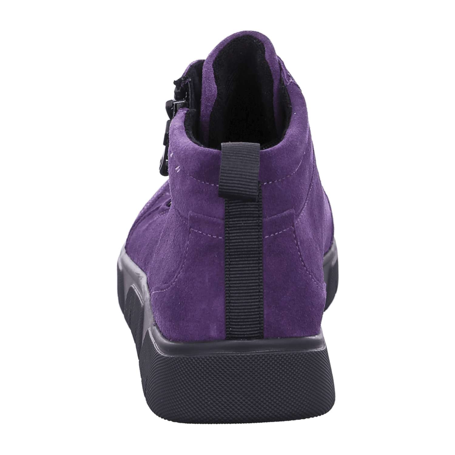 ARA Rom-Sport Women's Purple Suede Lace-Up Ankle Boots - Sneaker Style