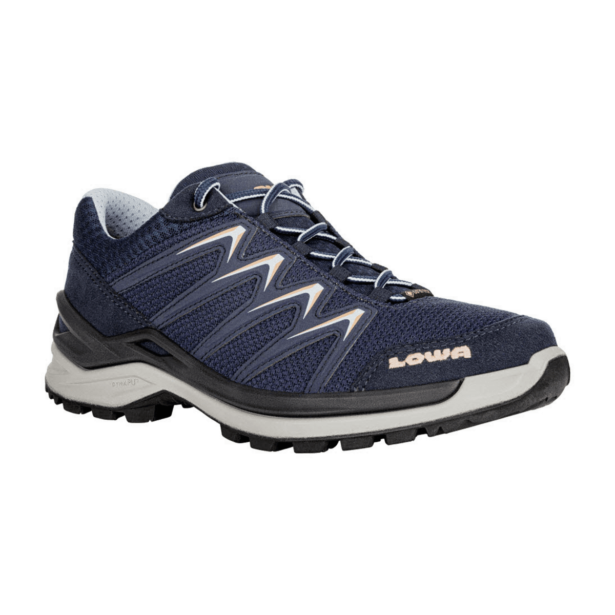 LOWA Innox Pro GTX Lo Ws Women's Trekking Shoes Navy Salmon Waterproof