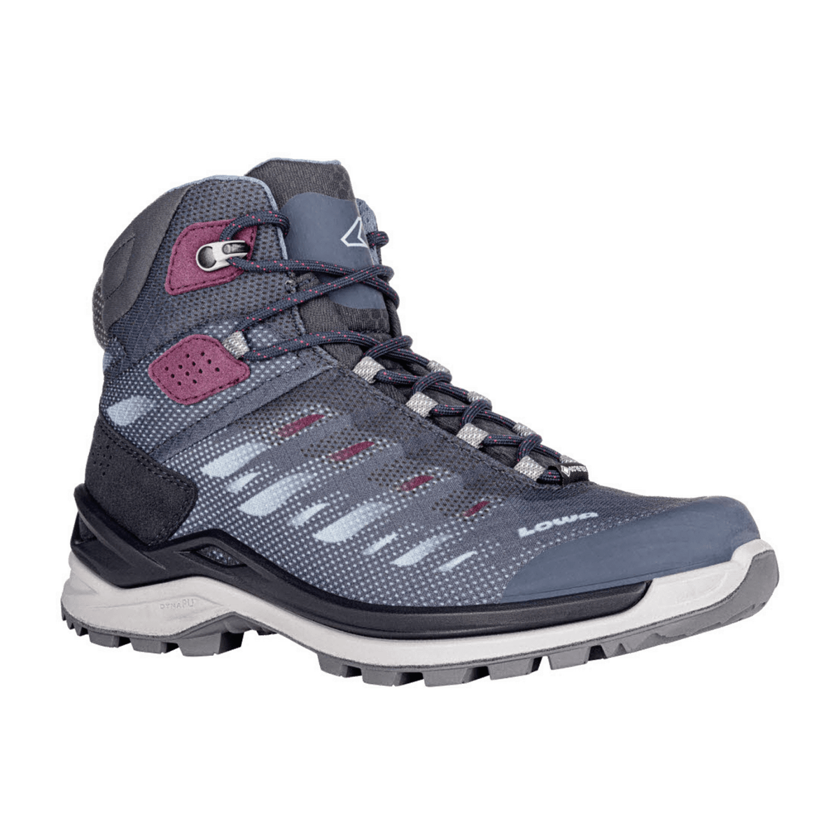 LOWA Ferrox GTX Mid Ws Women's Waterproof Hiking Shoes Navy Ice Blue