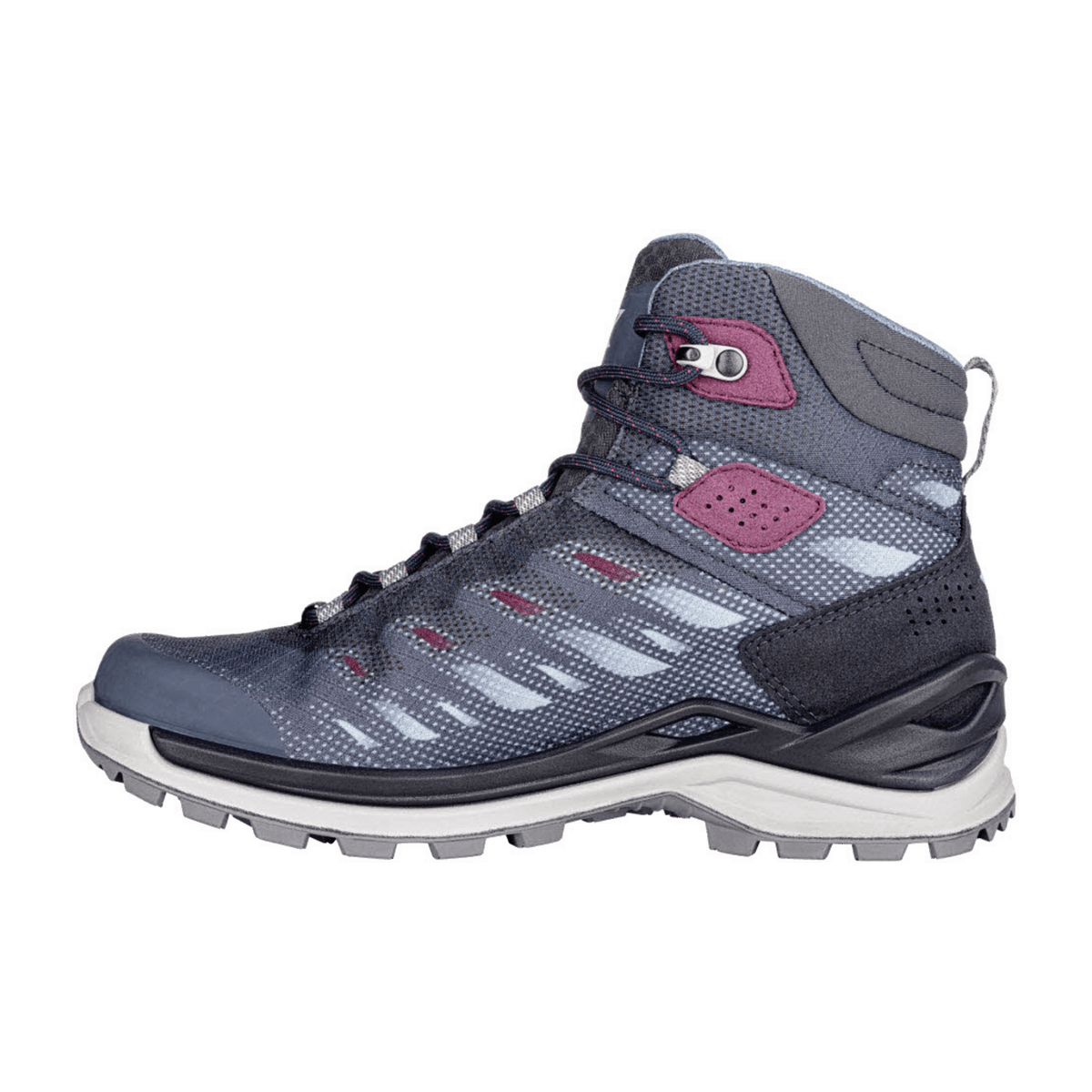 LOWA Ferrox GTX Mid Ws Women's Waterproof Hiking Shoes Navy Ice Blue