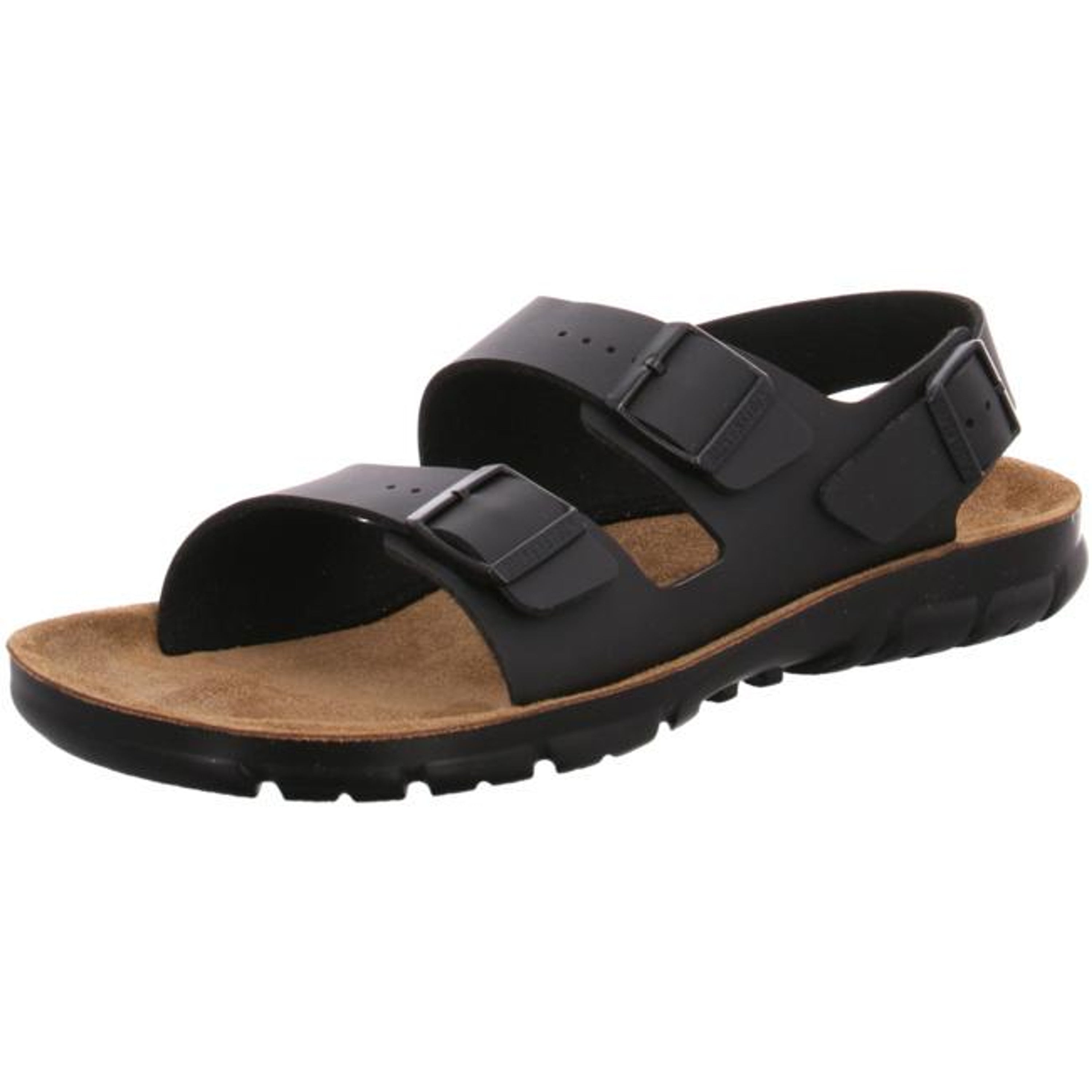Birkenstock Kano Black Birko Flor Ankle Strap Slingback Sandals regular - Bartel-Shop