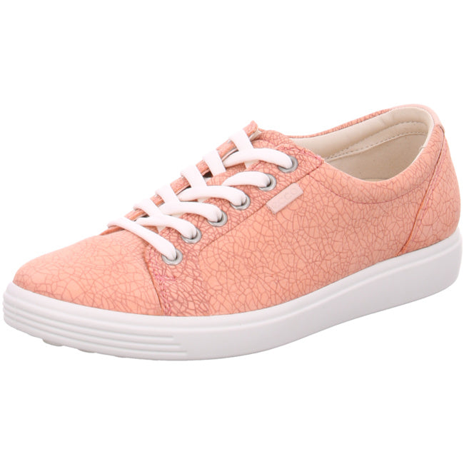 Ecco sporty lace-up shoes for women pink - Bartel-Shop