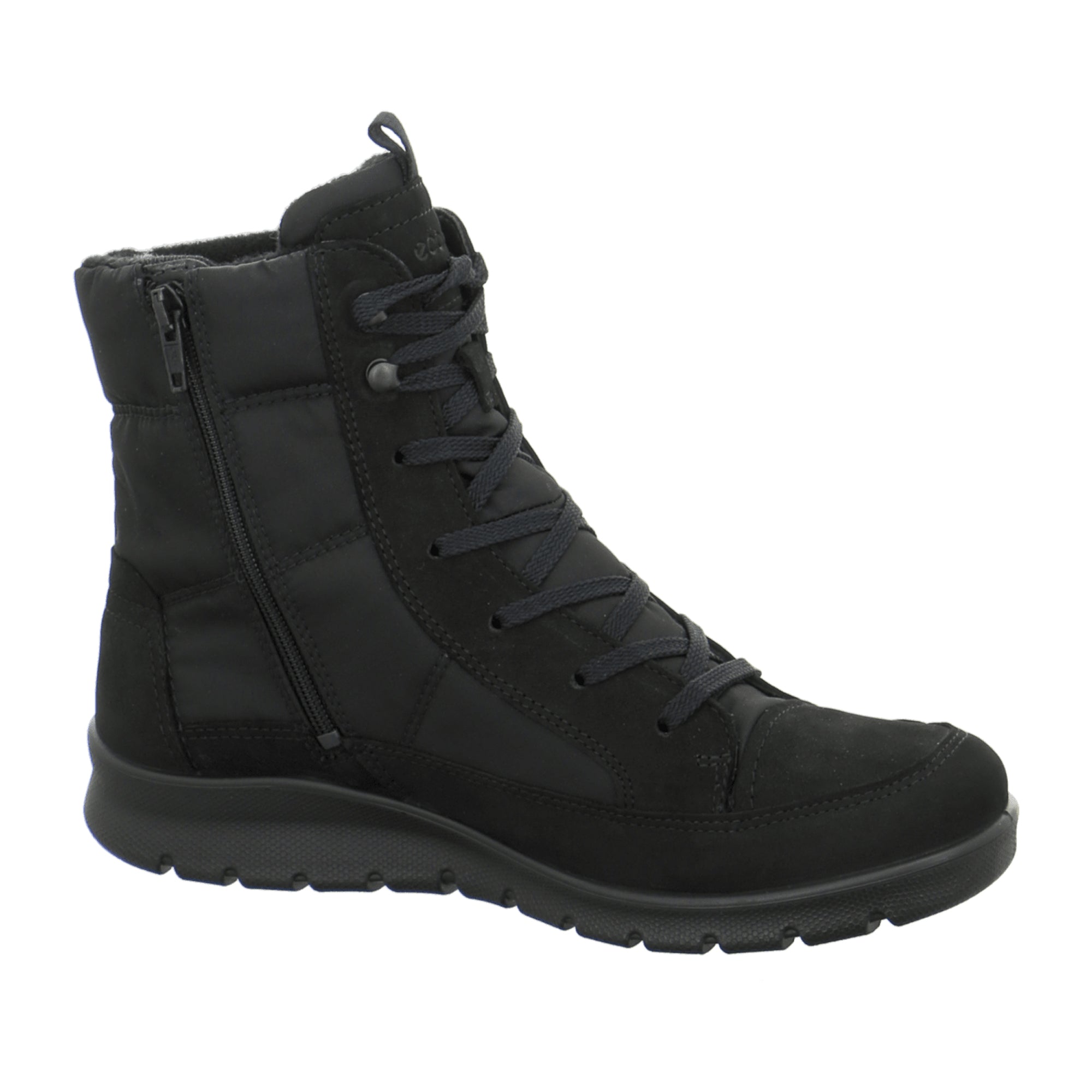 Ecco Babett Women's Black Leather Comfort Shoes