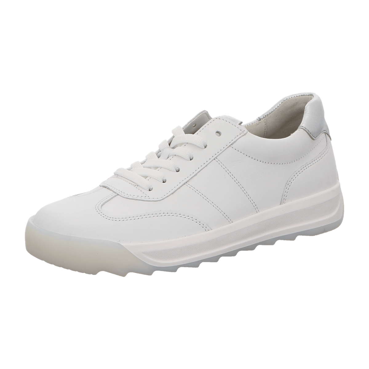 Gabor Women's Low-Top Sneakers White Silver