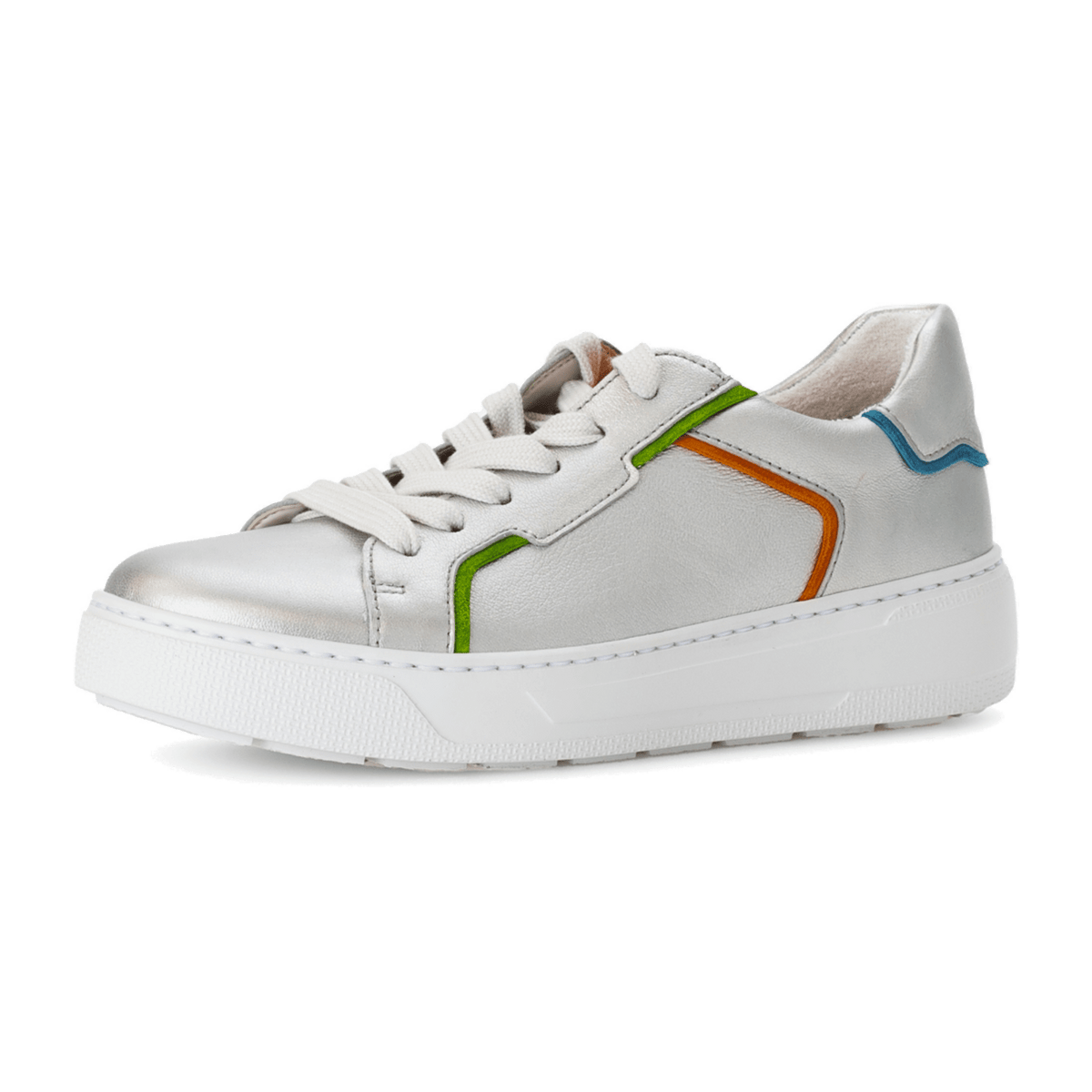 Gabor Women's Low-Top Trainers - Smooth Leather Sneakers with Exchangeable Footbed