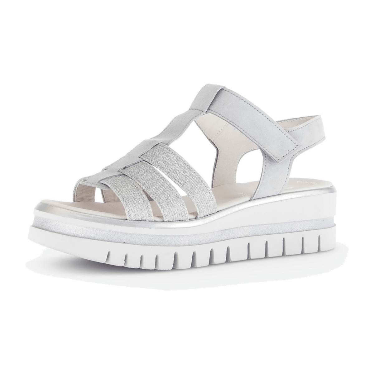 Gabor Women's Strap Sandals - Comfort Flat Sandals with Velcro