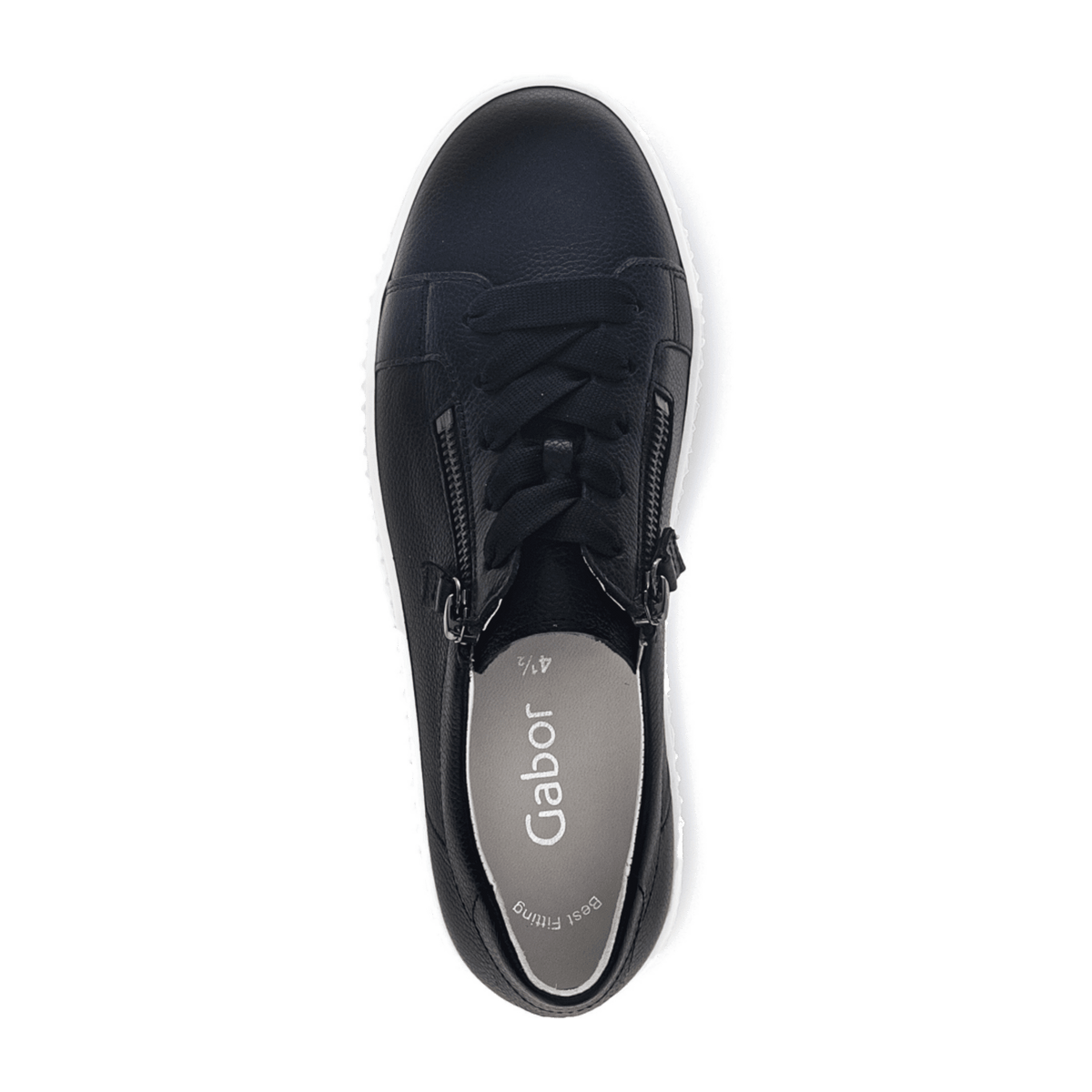 Gabor Women's Black White Sneakers 73.334.27