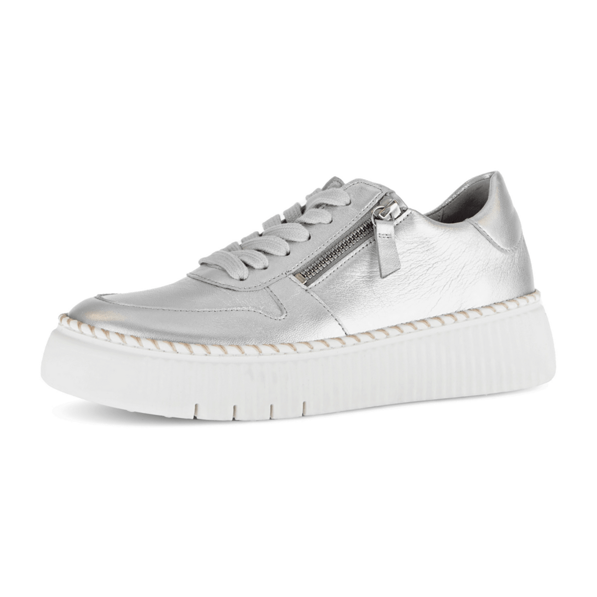Gabor Women's Low-Top Sneakers Silver with