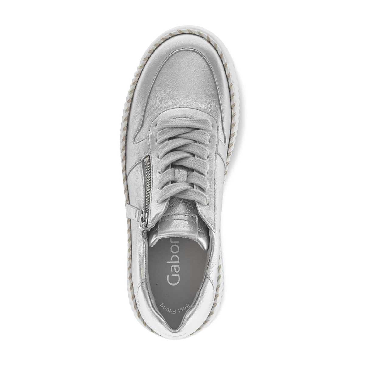 Gabor Women's Low-Top Sneakers Silver with