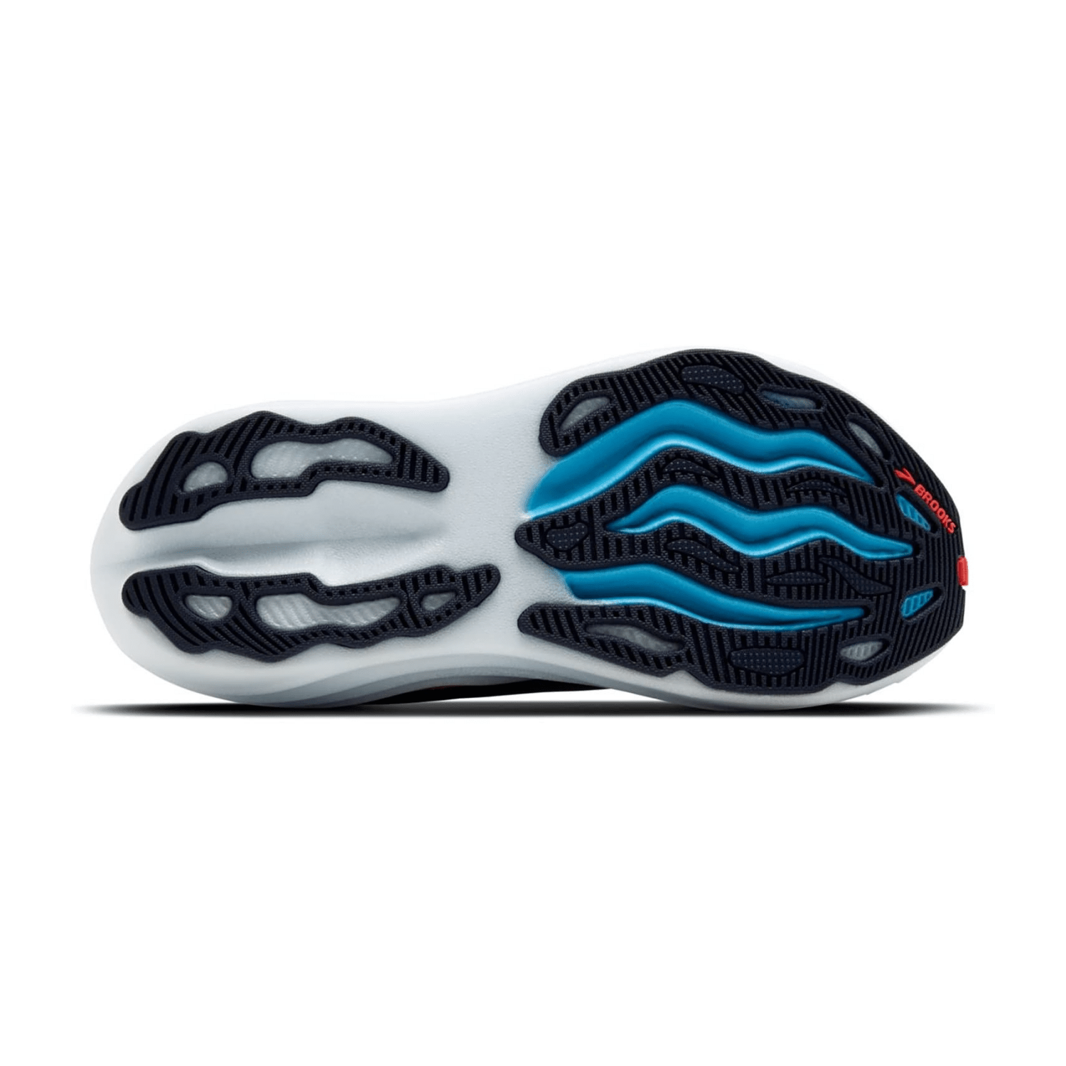 Brooks Glycerin Max Sneakers for Women, Blue Nylon Lace-Up Shoes