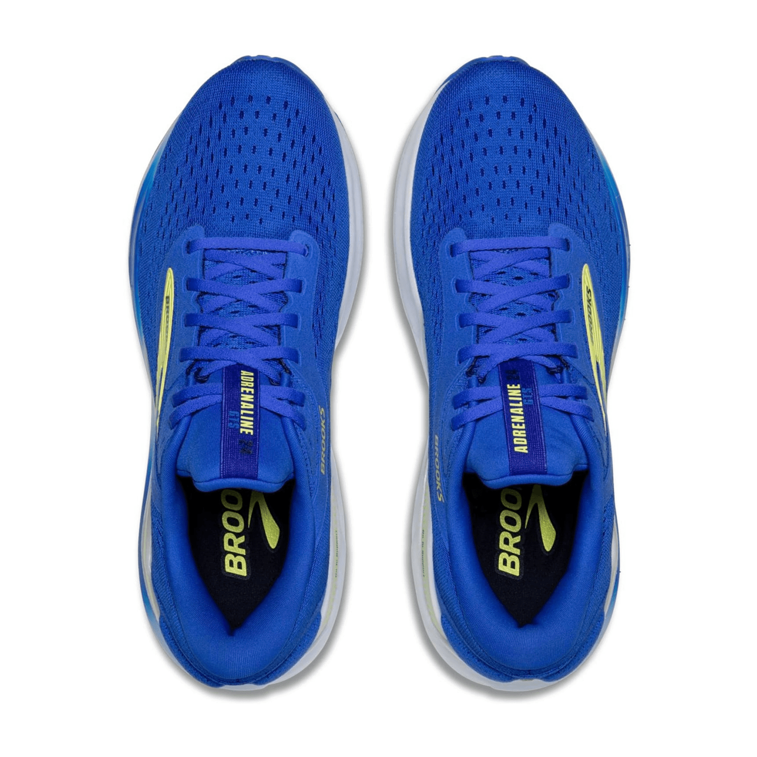 Brooks Adrenaline GTS 24 Men's Running Shoes, Lace-Up, Blue, Polyester-Nylon