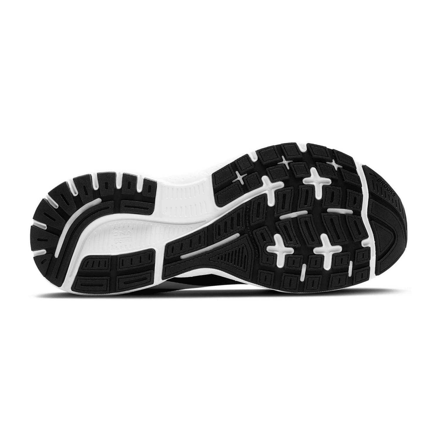 Brooks Trace 4 Men's Sneakers in Black Grey White Canvas with Lace-Up Closure and Rubber Sole