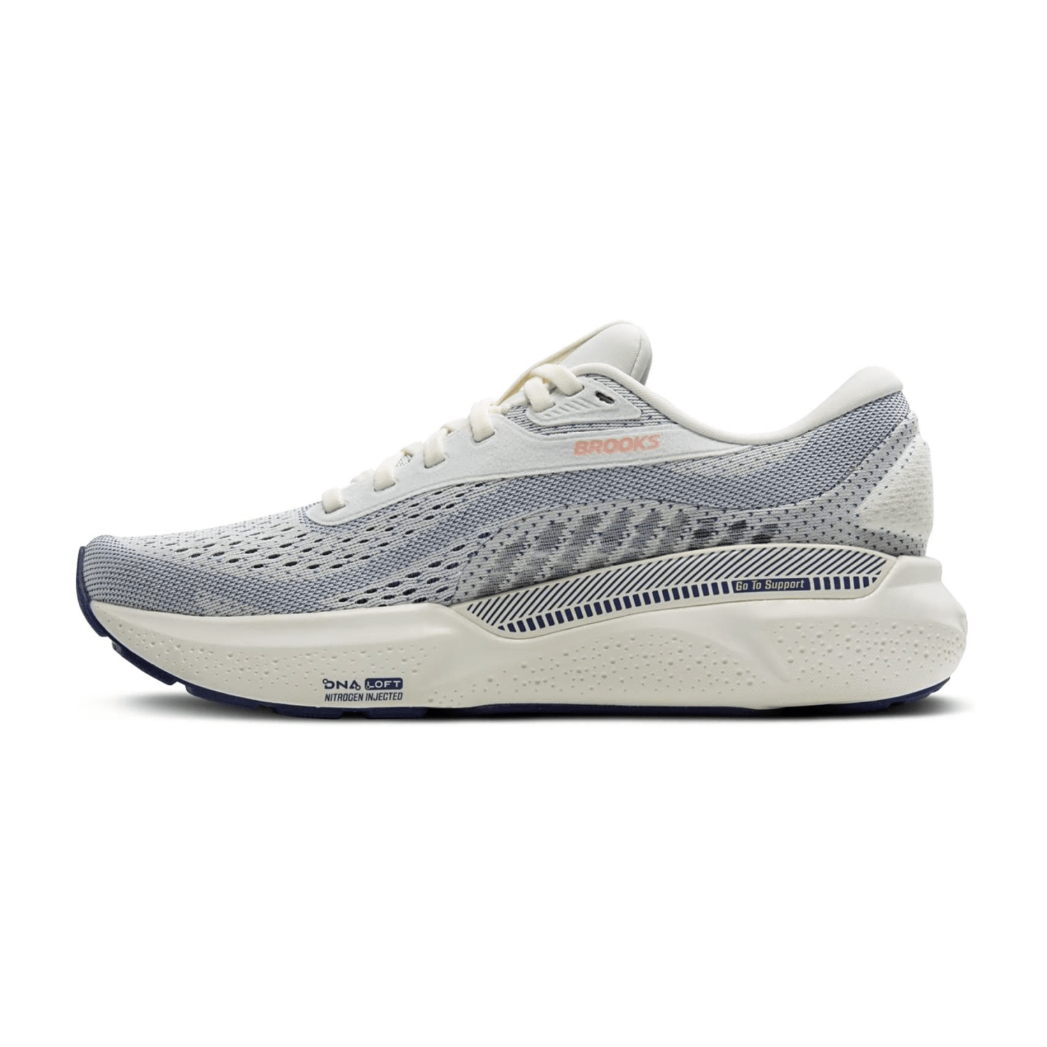 Brooks Adrenaline GTS 24 Women's Running Shoes - Grey / Blue Ribbon / Peach