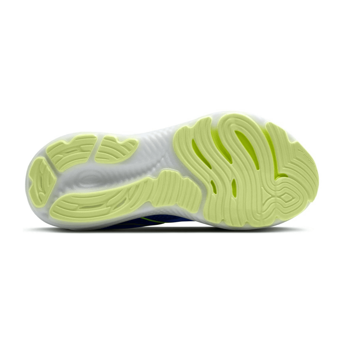 Brooks Glycerin 22 Men's Running Shoes in Black/Cobalt/Neo Yellow - Synthetic Upper for Long-Distance Road Running