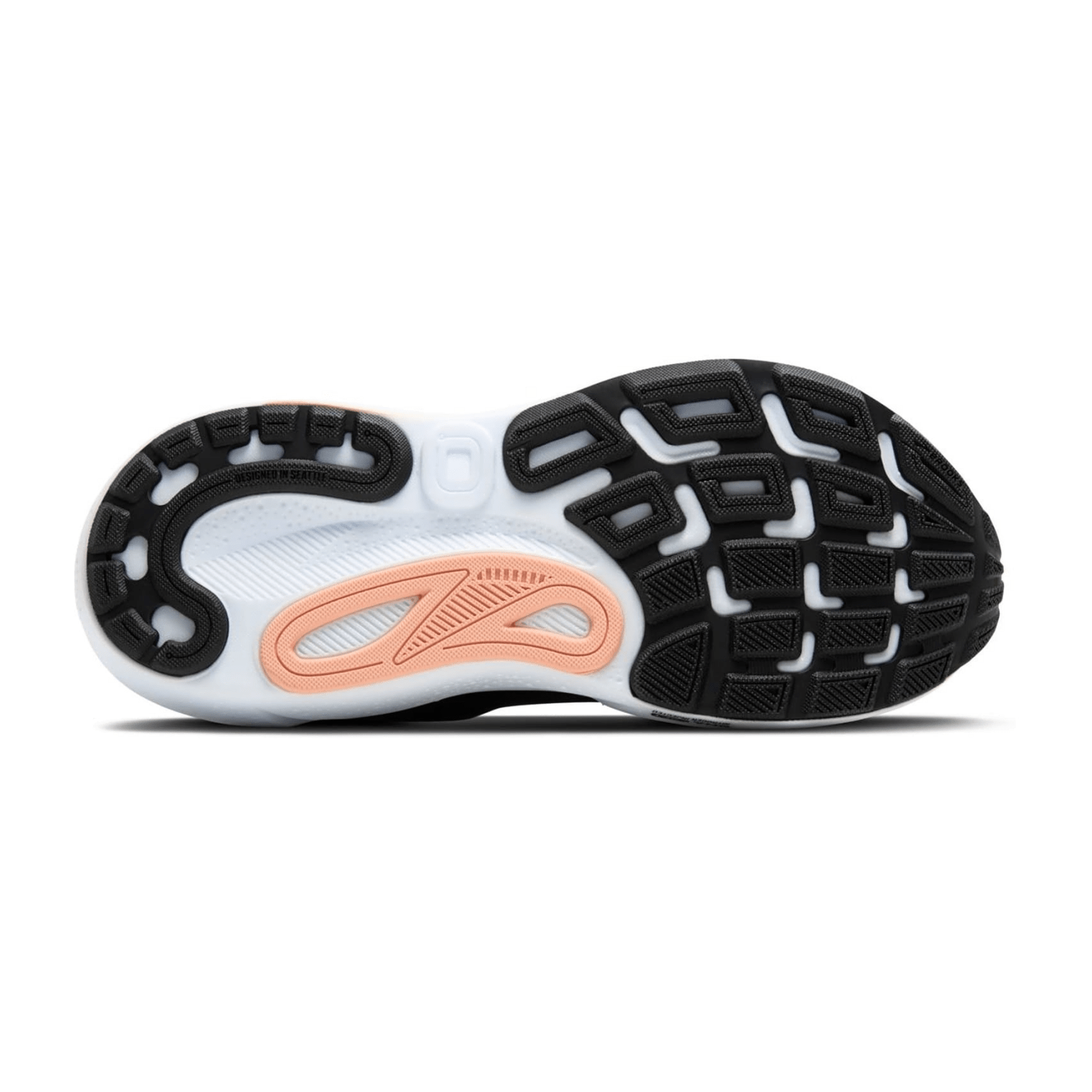 Brooks Adrenaline GTS 24 Women's Running Shoes, Black, Round Toe, Textile Lining, Rubber Sole