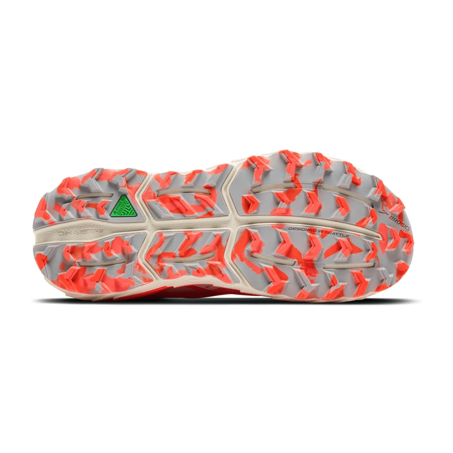 Brooks Cascadia 18 Women's Trail Running Shoes in Orange, Synthetic and Textile