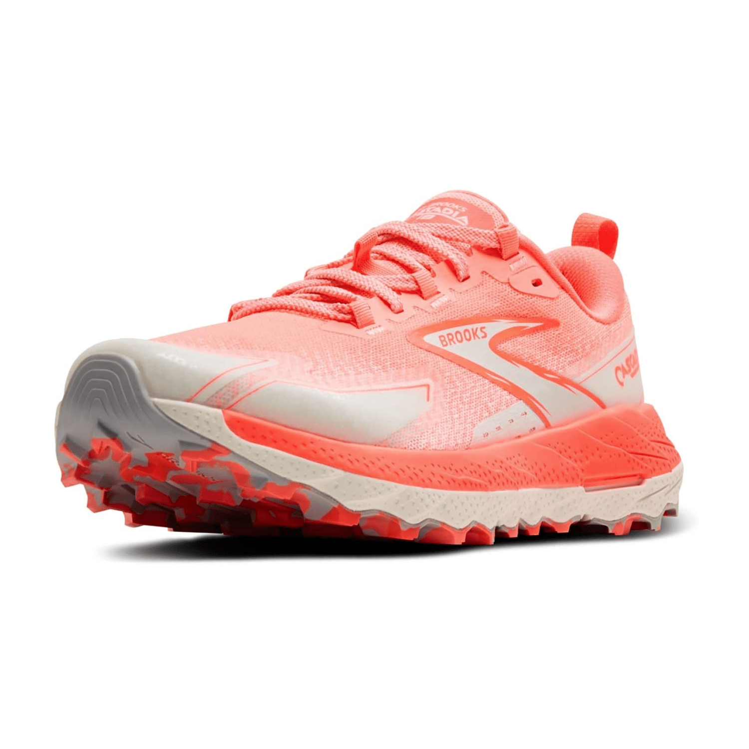 Brooks Cascadia 18 Women's Trail Running Shoes in Orange, Synthetic and Textile