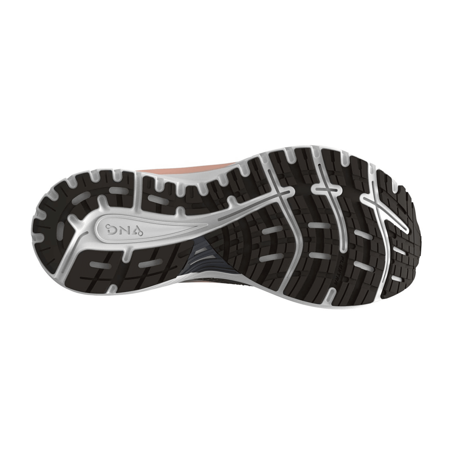 Brooks Defyance 13 Women's Running Shoes in Black Peach White, Synthetic Textile and Rubber