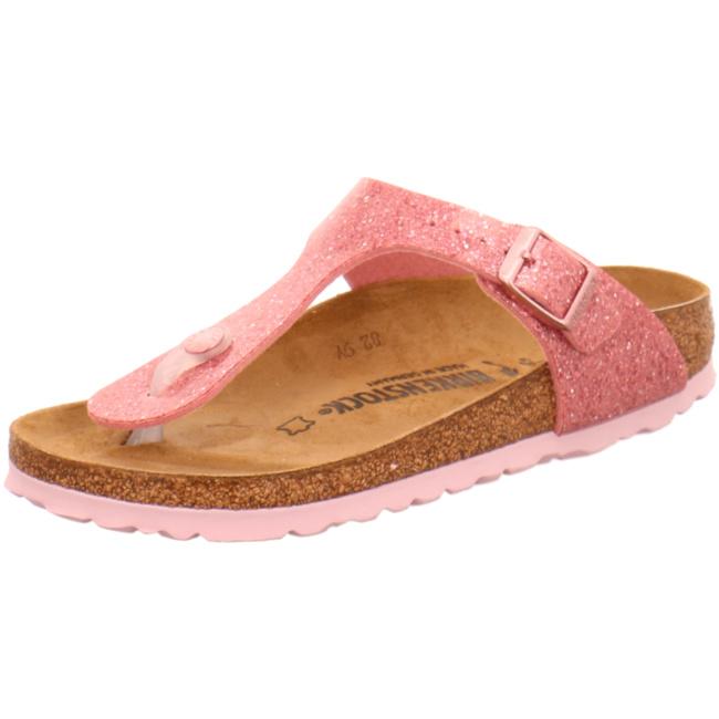 Birkenstock Gizeh Kids Cosmic Sparkle Old Rose Glitter Sandals Slides Thongs Slippers narrow - Bartel-Shop