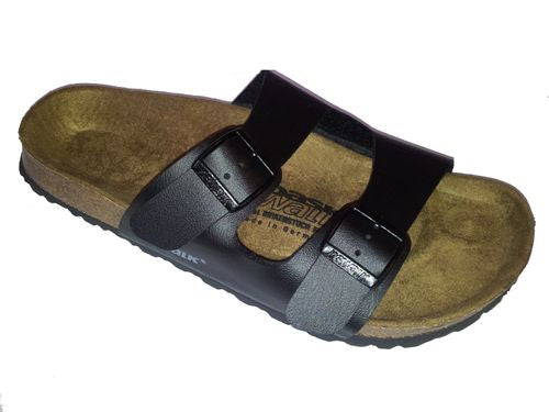 Birkenstock mule Fulda similar to Arizona black original footbed - Bartel-Shop