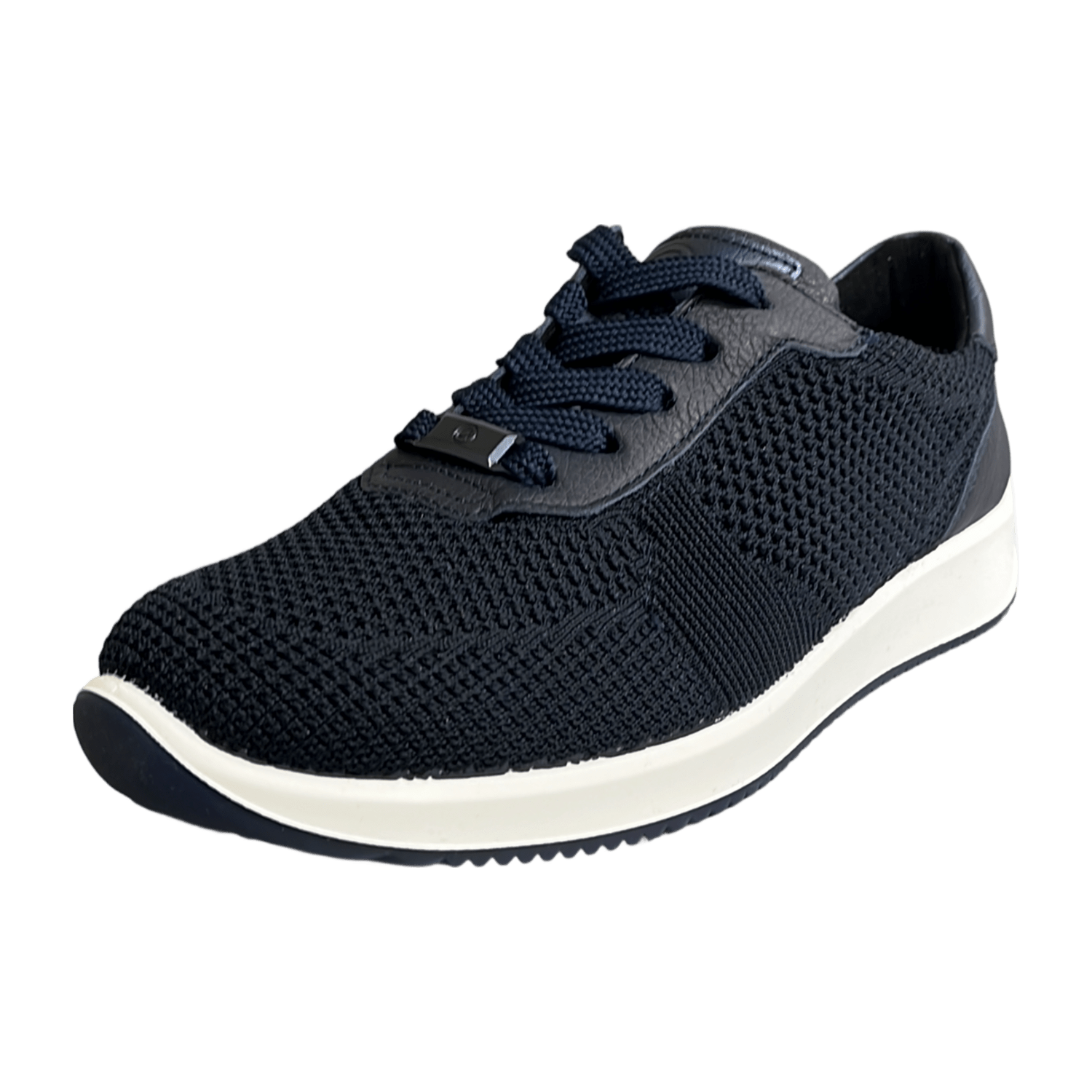 ARA Lisbon 4.0 Women's Sneakers in Blue with Round Toe - Pull-On Textile Upper and Polyurethane Sole