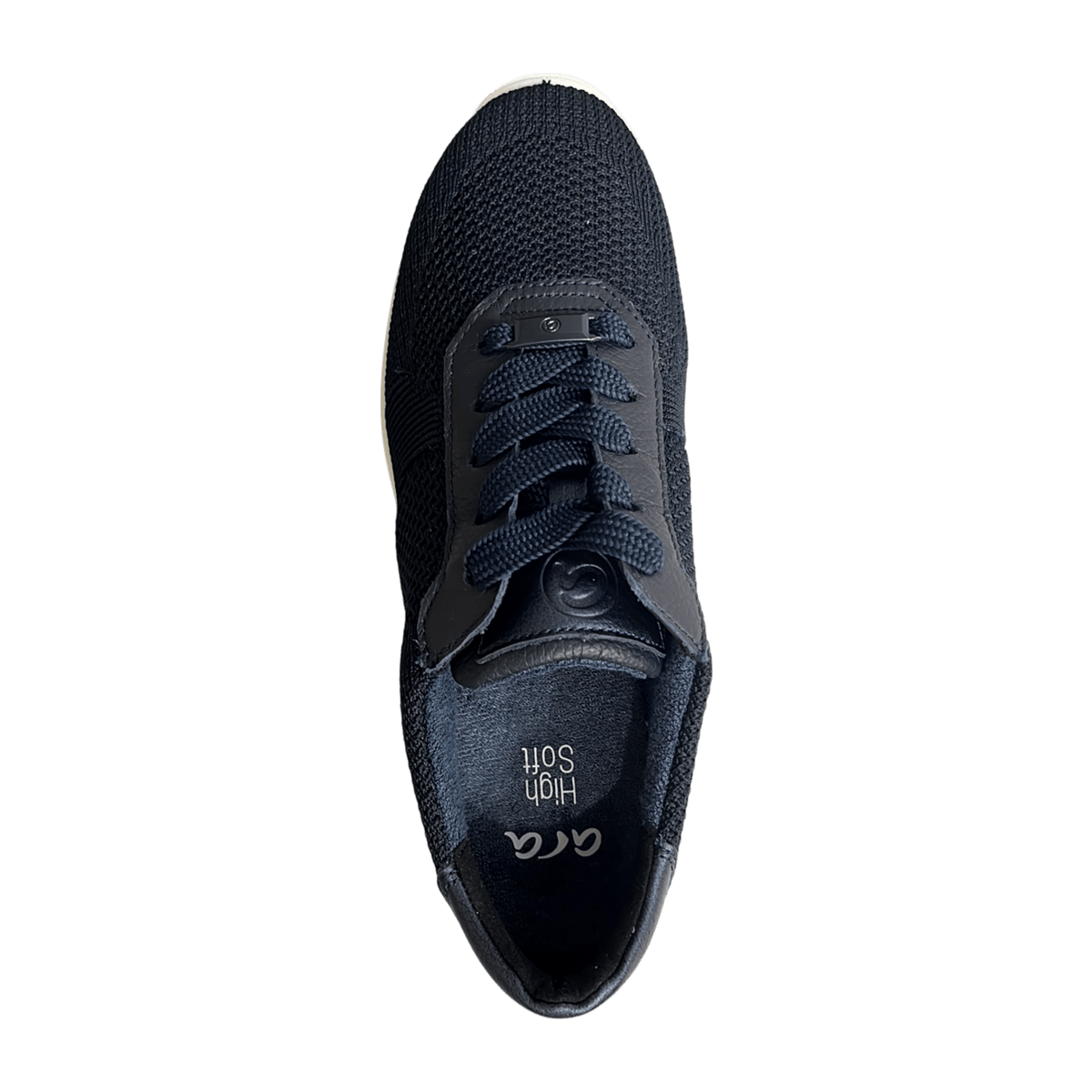 ARA Lisbon 4.0 Women's Sneakers in Blue with Round Toe - Pull-On Textile Upper and Polyurethane Sole - Bartel-Shop